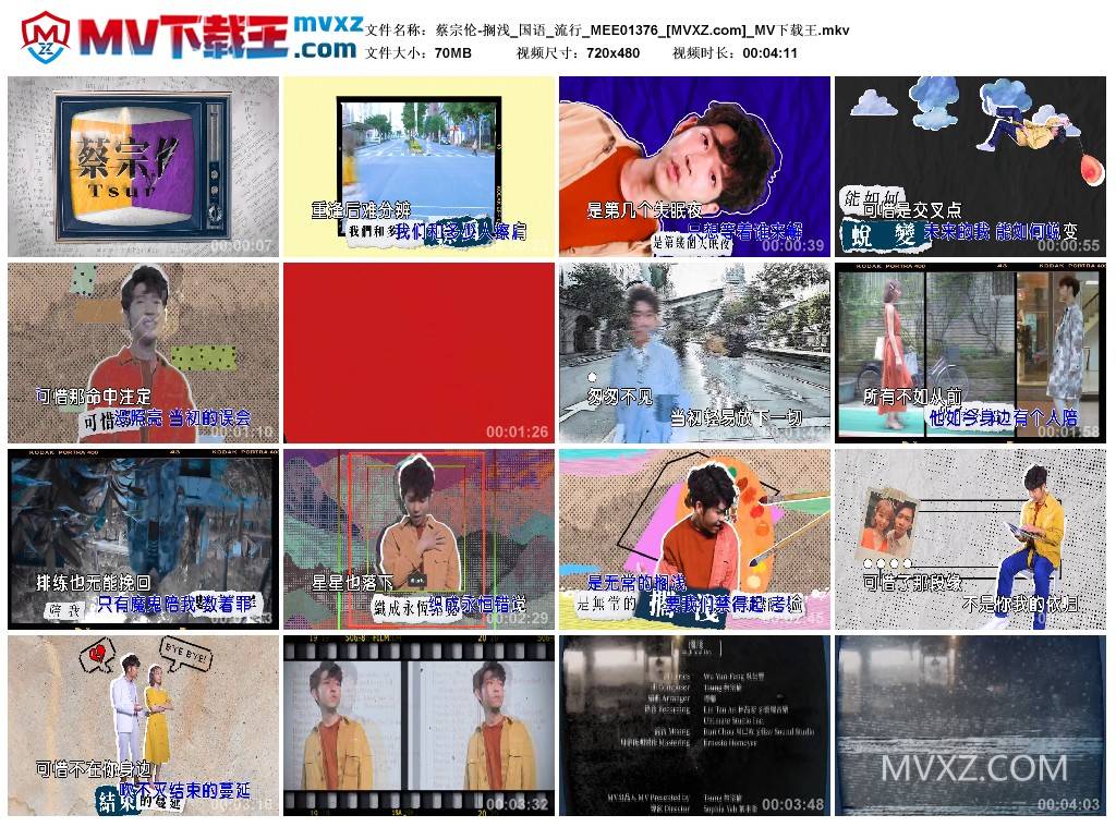 蔡宗伦-搁浅_国语_流行_MEE01376